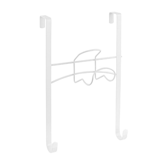 spectrum diversified Over the Door Iron & Ironing Board Holder - White