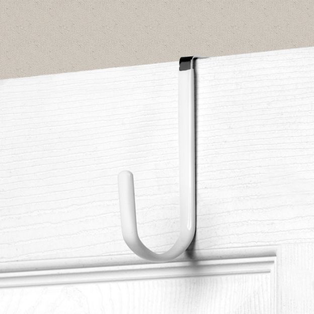 Spectrum Diversified Over The Door Metal Hook - White