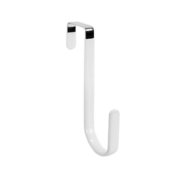 spectrum diversified Over the Door Metal Hook - White