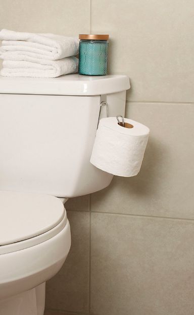 Spectrum Diversified Over The Tank Single Roll Tissue Reserve - Chrome