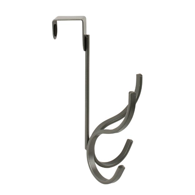 Spectrum Diversified Richmond Over The Door Double Hook - Industrial Gray