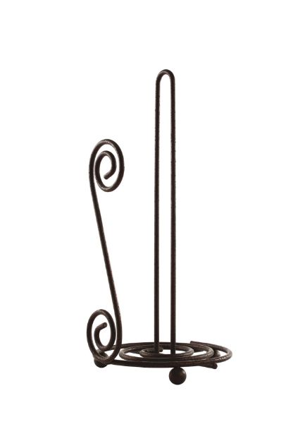 spectrum diversified Scroll Paper Towel Holder - Hammered Bronze