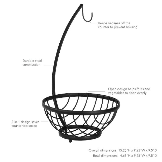 Spectrum Diversified Ashley Small Fruit Tree - Black