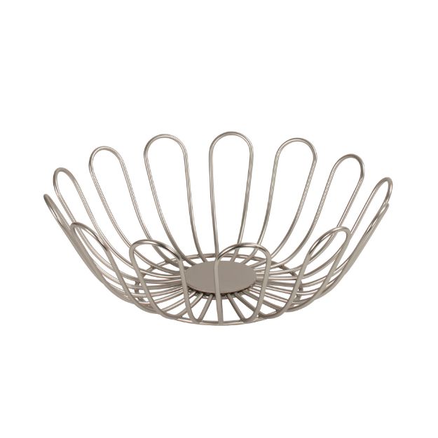 spectrum diversified Bloom Fruit Bowl - Satin Nickel