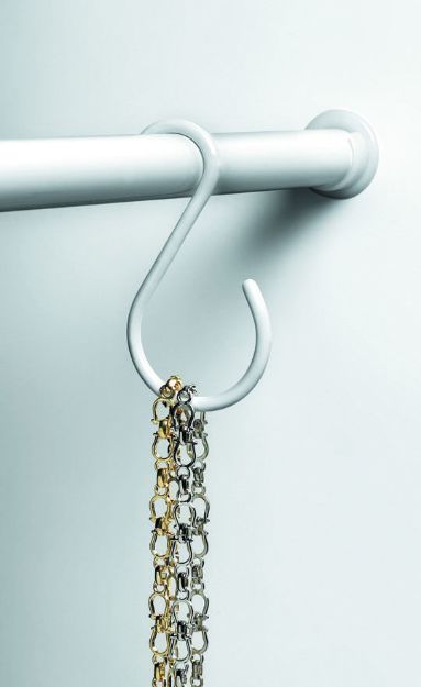 Spectrum Diversified Closet Rod Hook - White