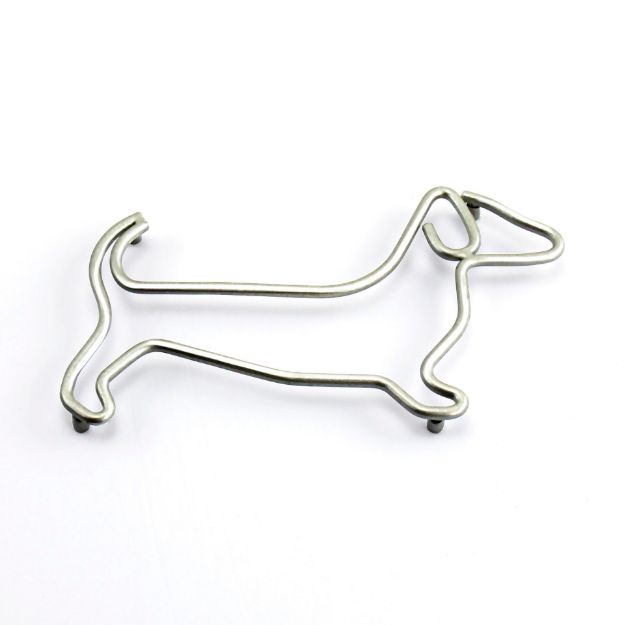 spectrum diversified Dachshund Trivet - Satin Nickel