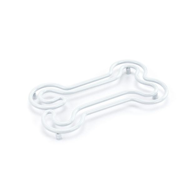 spectrum diversified Dog Bone Trivet - White