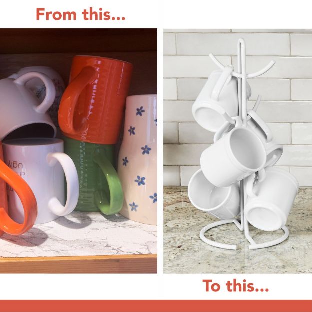 Spectrum Diversified Euro 6 Mug Holder Matte White