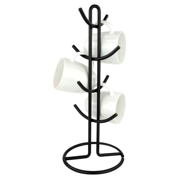 Spectrum Diversified Euro 8-Mug Holder - Black