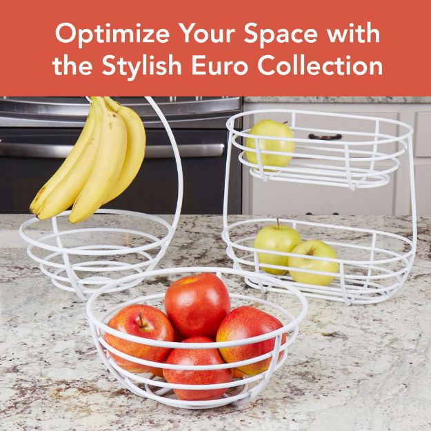 Spectrum Diversified Euro Fruit Bowl Matte White