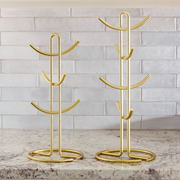 Spectrum Diversified Euro® 6-Mug Holder - Gold