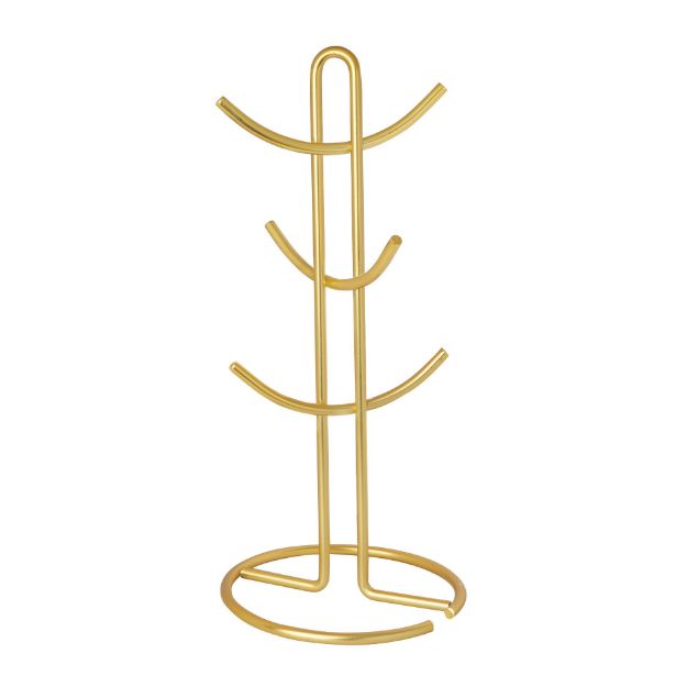 spectrum diversified Euro® 6-Mug Holder - Gold