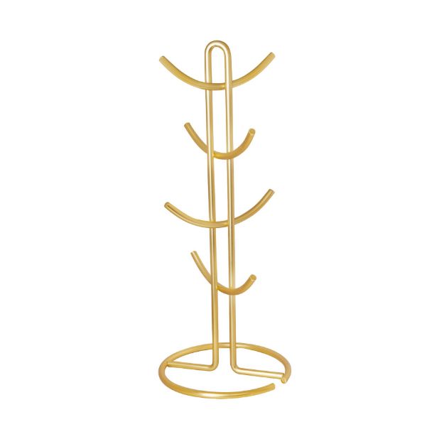 spectrum diversified Euro® 8-Mug Holder - Gold