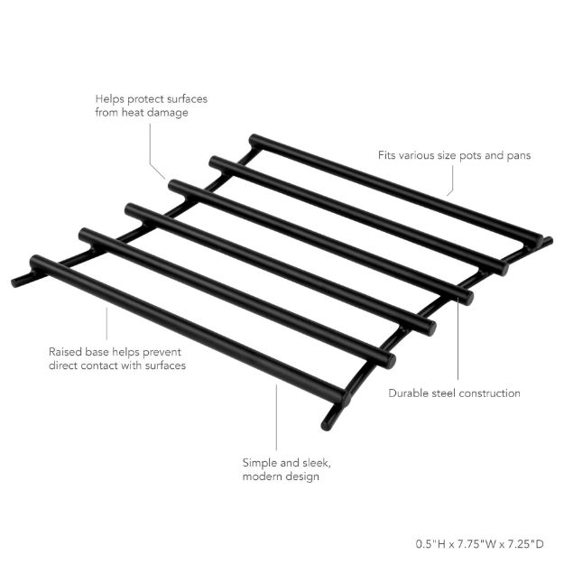 Spectrum Diversified Euro Trivet - Black