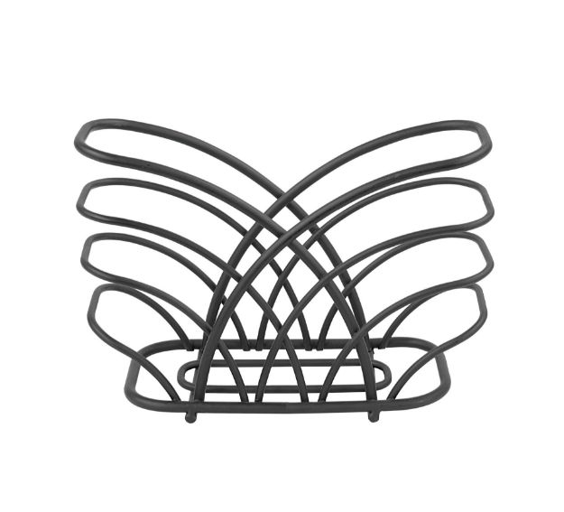 Spectrum Diversified Flower Napkin Holder - Black