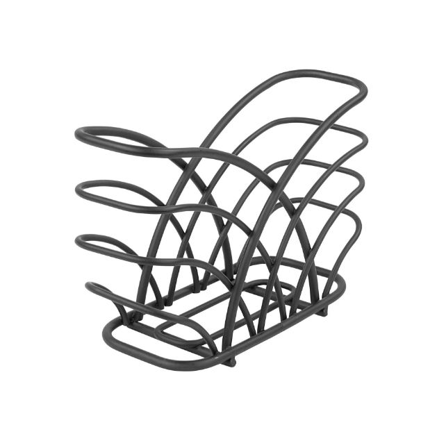 spectrum diversified Flower Napkin Holder - Black