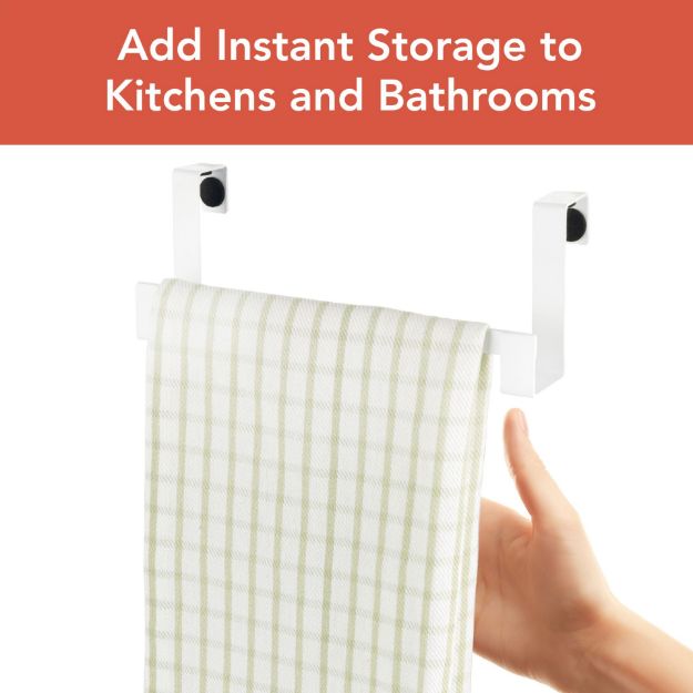 Spectrum Diversified HUDSON OTC TOWEL BAR WHITE