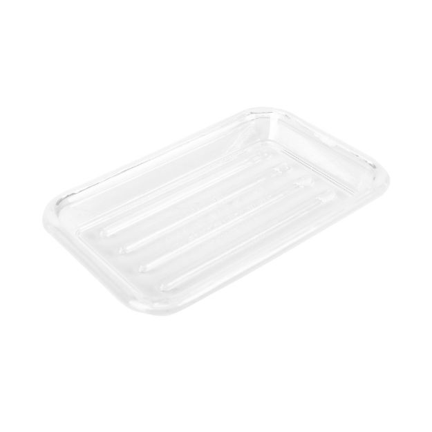 spectrum diversified Rectangle Soap Dish - Clear