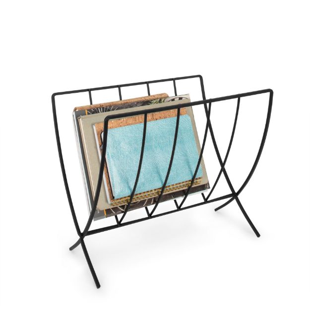 Spectrum Diversified Seville Magazine Rack - Black