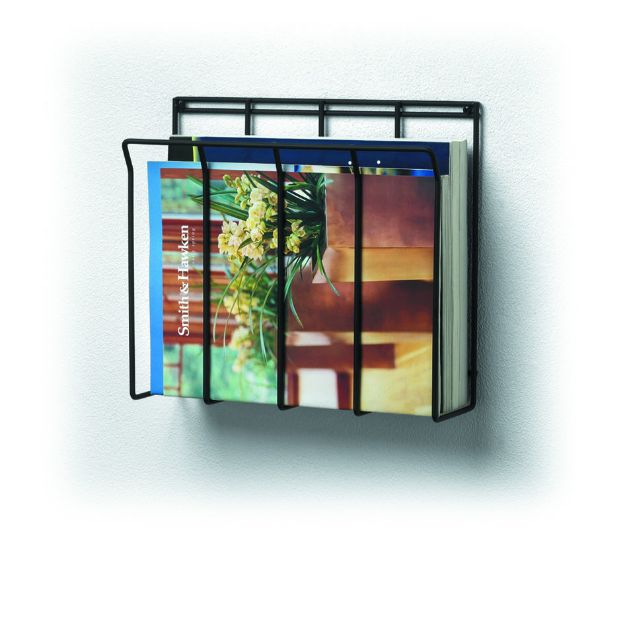 Spectrum Diversified WM Magazine Rack BK