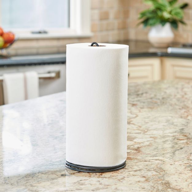 Spectrum Diversified Yumi Paper Towel Holder - Black