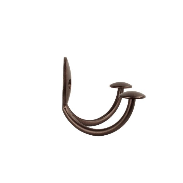Spectrum Diversified Stratford Wall Mount Double Hook - Bronze