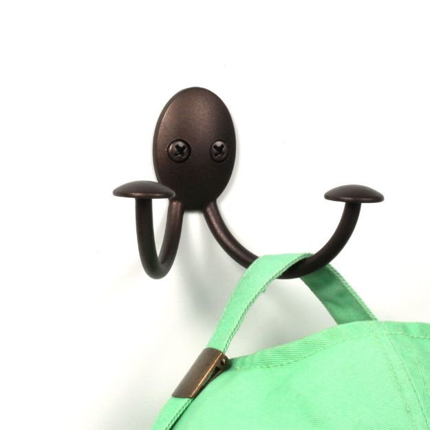 Spectrum Diversified Stratford Wall Mount Double Hook - Bronze