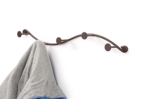 Spectrum Diversified Sweep Wall Mount 5-Hook Rack - Bronze