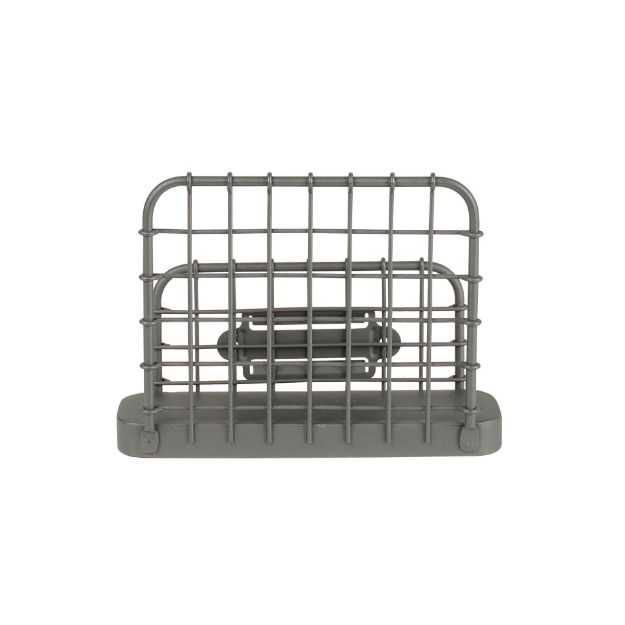 Spectrum Diversified Vintage Living Desktop Letter Holder - Industrial Gray