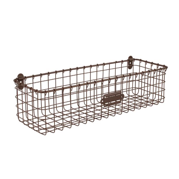 spectrum diversified Vintage Living Large Wall Mount Basket - Bronze