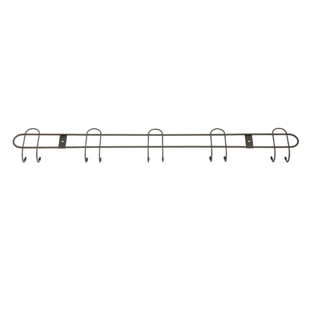 spectrum diversified Wall Mount 10-Hook All Purpose Rack - Industrial Gray spectrum diversified Wall Mount 10-Hook All Purpose Rack - Industrial Gray