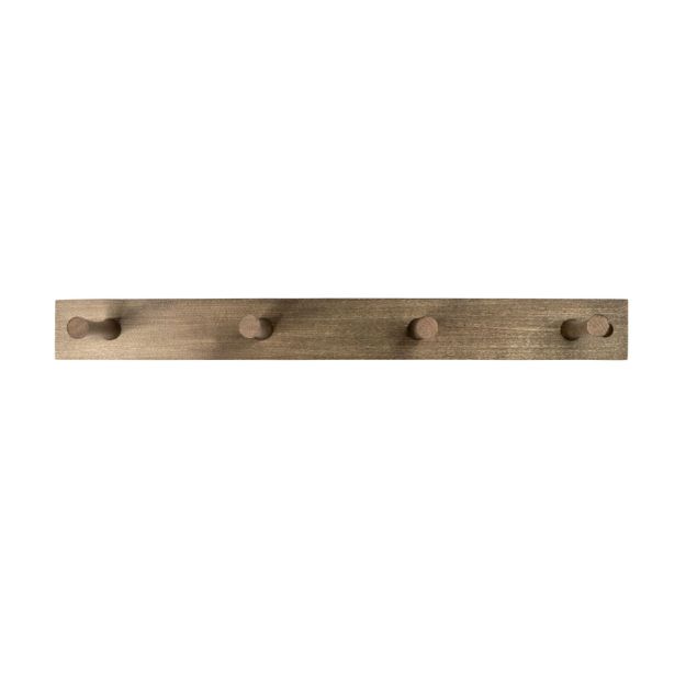 spectrum diversified Wall Mount Wood Rack 4-Peg Greige spectrum diversified Wall Mount Wood Rack 4-Peg Greige