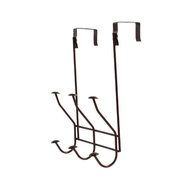 spectrum diversified Windsor Over the Door 3-Double Hook Rack - Bronze spectrum diversified Windsor Over the Door 3-Double Hook Rack - Bronze