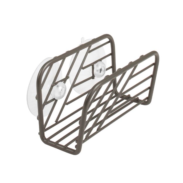 spectrum diversified Wright Suction Sink Sponge Holder - Industrial Gray