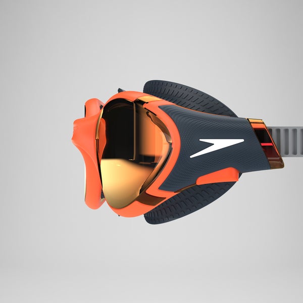 Speedo Adult Biofuse 2.0 Mirror Goggles Orange/Gray