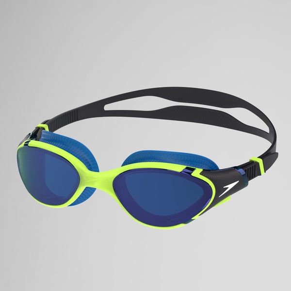 speedo Adult Biofuse 2.0 Mirrored Goggles Yellow/Blue