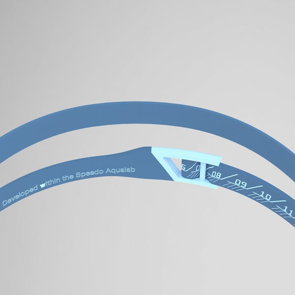 Speedo Adult Fastskin Hyper Elite Mirrored Goggles Blue/Silver