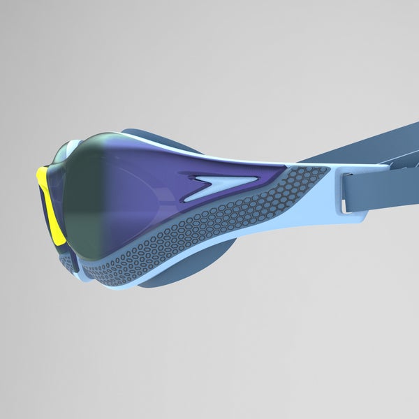 Speedo Adult Fastskin Pure Focus Mirrored Goggles Blue/Gray