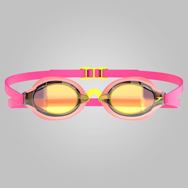 Speedo Adult Fastskin Speed Socket 2.0 Mirrored Goggles Orange/Gold