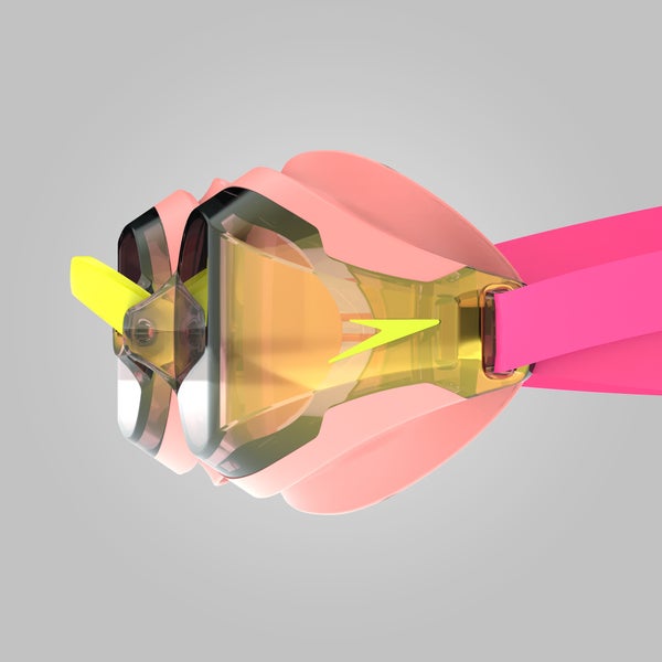 Speedo Adult Fastskin Speed Socket 2.0 Mirrored Goggles Orange/Gold