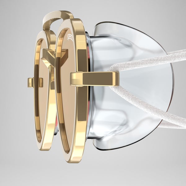 Speedo Adult Sunny G Mariner Mirror Goggles Red/Gold