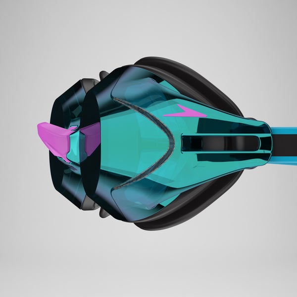 Speedo Adult Vanquisher 3.0 Mirrored Goggles Black/Green