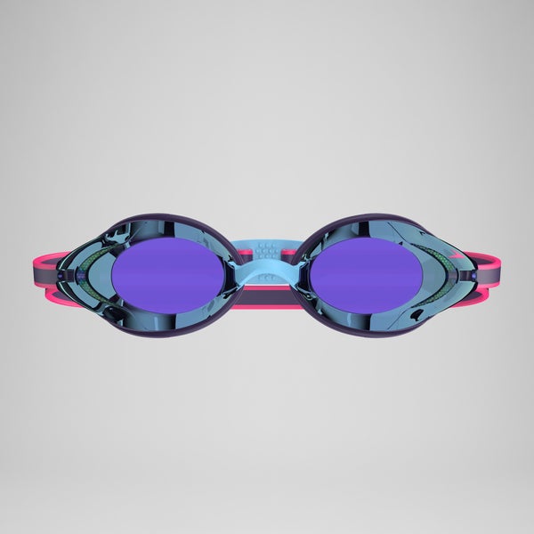 Speedo Adult Vanquisher 3.0 Mirrored Goggles Purple/Gray
