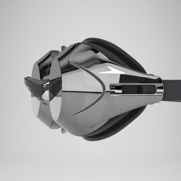 Speedo Adult Vanquisher 3.0 Optical Mirrored Goggles Black/Gray