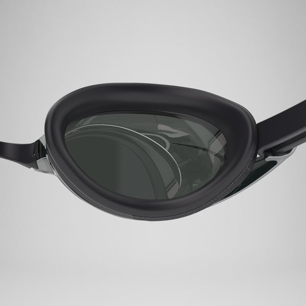 Speedo Adult Vanquisher 3.0 Optical Mirrored Goggles Black/Gray