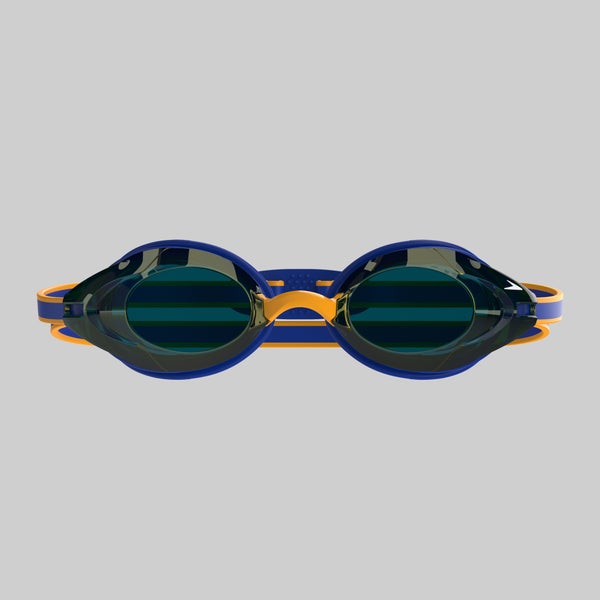 Speedo Adult Vanquisher 3.0 Spirit Mirror Goggles Blue/Orange