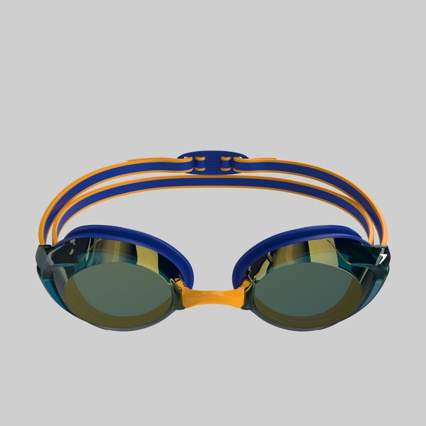 Speedo Adult Vanquisher 3.0 Spirit Mirror Goggles Blue/Orange