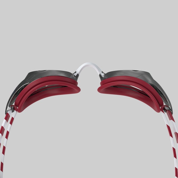 Speedo Adult Vanquisher 3.0 Spirit Mirror Goggles Red/White