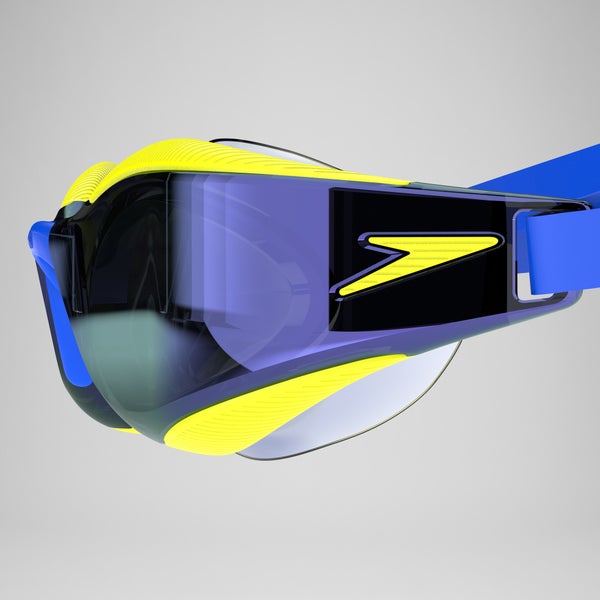 Speedo Fastskin Hyper Elite Mirror Goggles Blue/Yellow