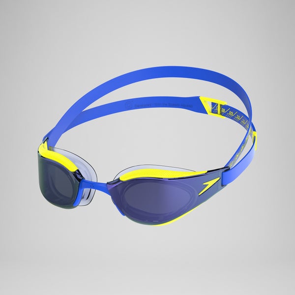 speedo Fastskin Hyper Elite Mirror Goggles Blue/Yellow